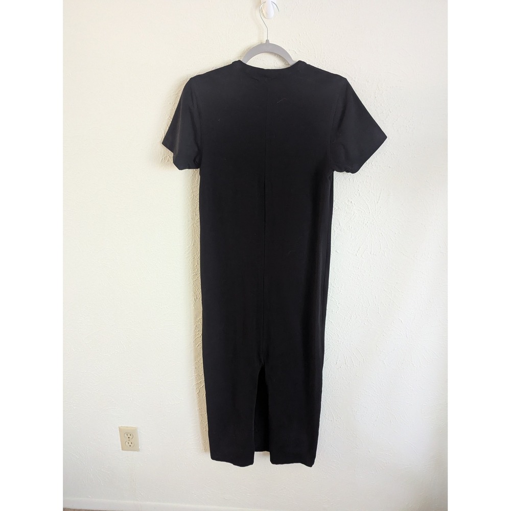 Soldout NYC Perfect Tee Dress size XS Black Maxi Minimalist Capsule - Picture 4 of 5